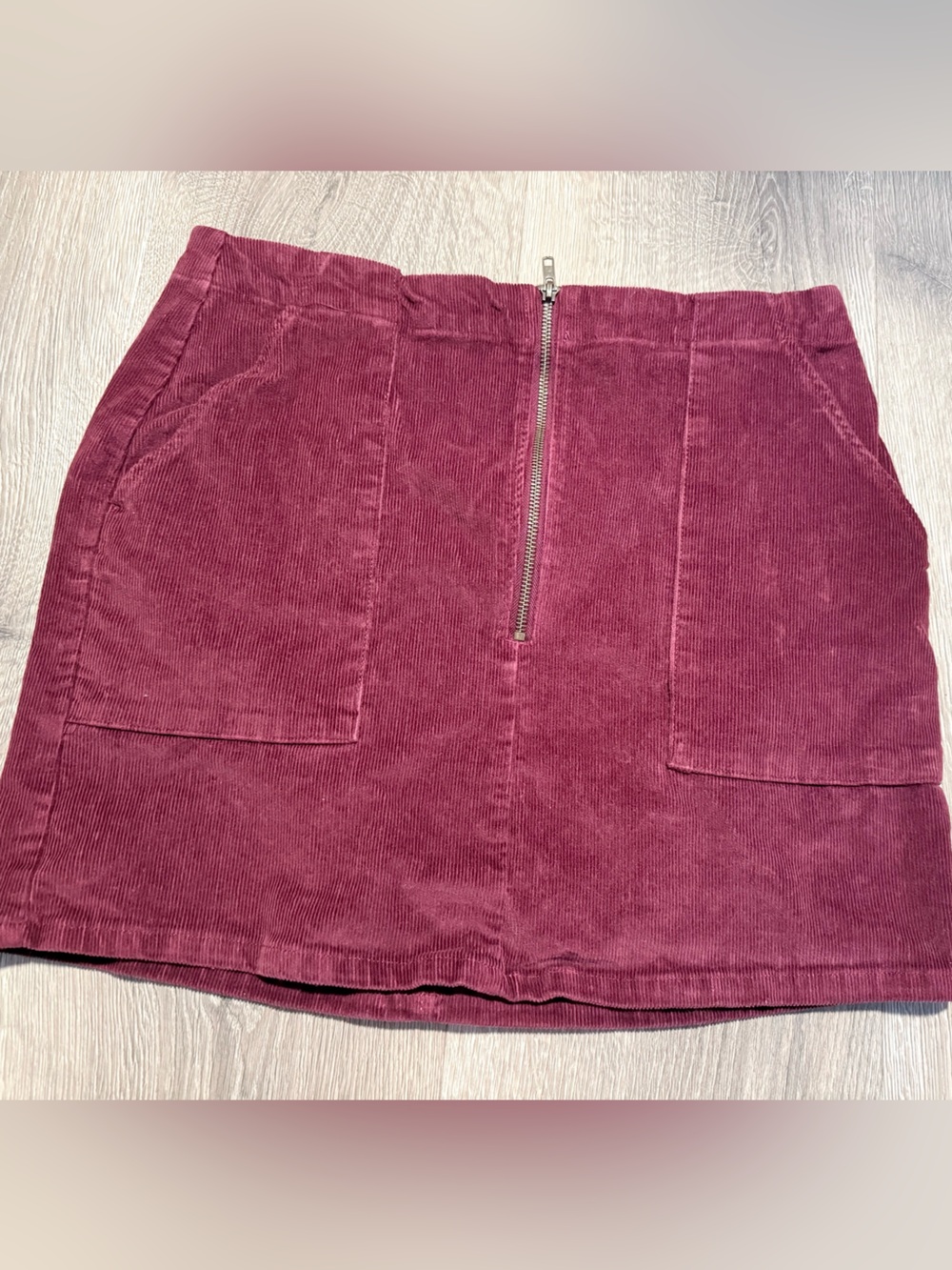 wild fable Corduroy Mini Skirt in Burgundy